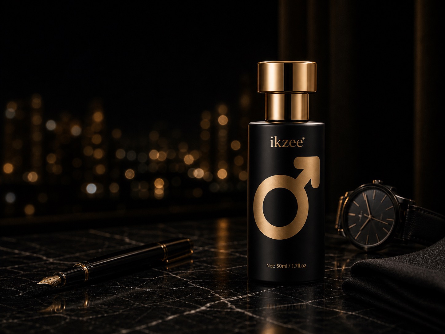 No.01 Dark Aura fragrance bottle